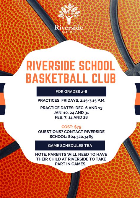 Riverside_School_Basketball_Club_Poster - Riverside School