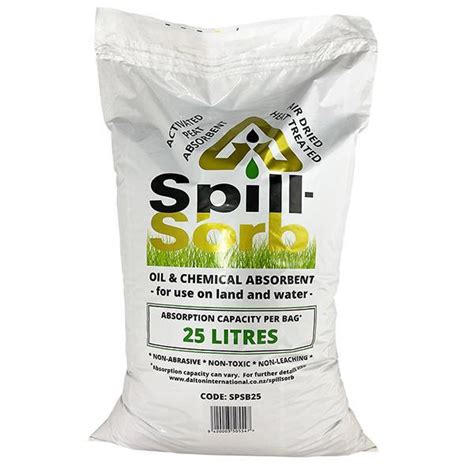 Spill-Sorb® 25L Oil & Chemical Absorbent Peat - pH7 - Neutralising Hazards