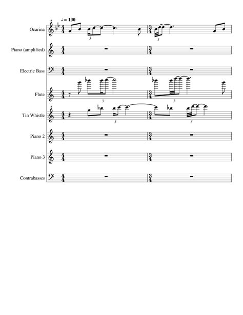 Whistle Concert Sheet music for Piano, Flute, Bass guitar, Strings group & more instruments ...