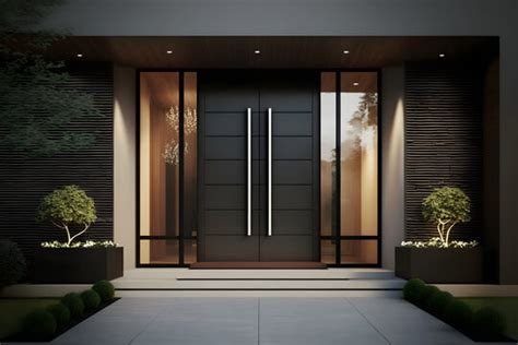 Modern Front Double Doors