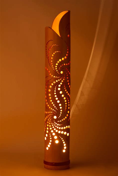 Bamboe lamp "Robustus L" uit onze Verlichting electra collectie. Stijlvol, handgemaakt en ...