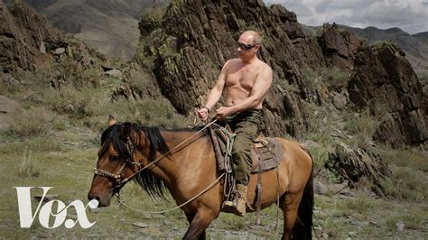 Vladimir Putin Riding A Horse