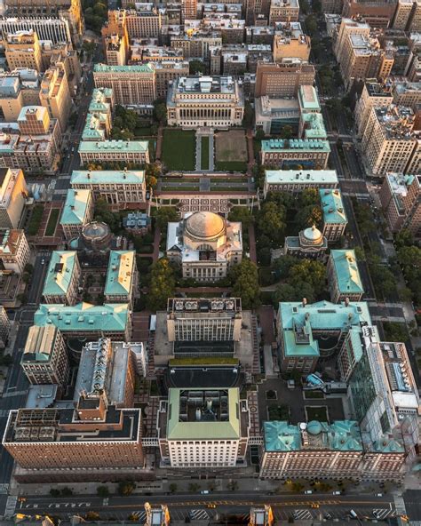 Architecture and Design — Columbia University at sunset [OC] [1334x2000 ...