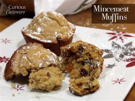 Mincemeat Muffins (Christmas Muffins) • Curious Cuisiniere