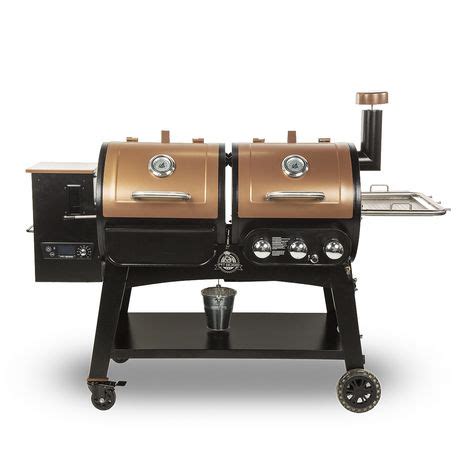 Pit Boss Charleston 1200 Sq. In. Combo Pellet/Gas Grill with Flame ...