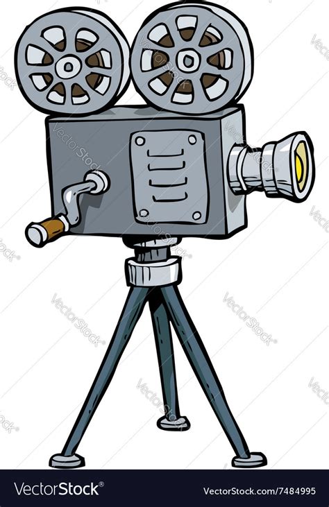 Old projector Royalty Free Vector Image - VectorStock