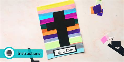 Handmade Religious Christian Easter Cards Craft - Twinkl