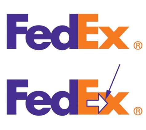 The arrow in the FedEx logo : r/DesignPorn