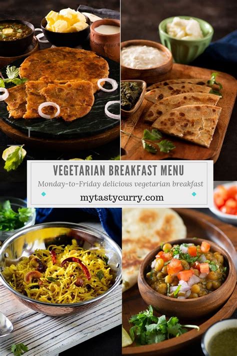 Monday to Friday Best Vegetarian Breakfast Ideas with out Eggs