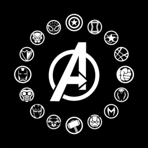 Avengers Infinity War Hero Icons - Infinity War Icon - Tapestry | TeePublic