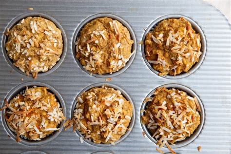 Healthy Oatmeal Carrot Muffins - The Roasted Root