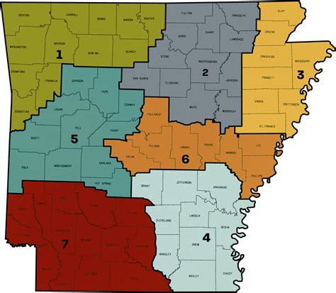 District-Map-3 - Arkansas NAHRO - National Association of Houseing ...