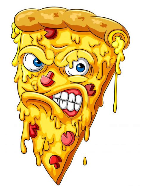 Pizza Cartoon, Cartoon Monkey, Cartoon Fish, Food Cartoon, Happy Cartoon, Cartoon Art, Angry ...