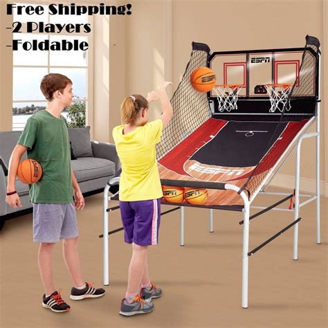 Basketball Arcade Game Indoor ESPN 2 Players Kids Hoop Electronic Sport ...