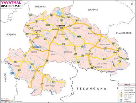 Yavatmal District Map