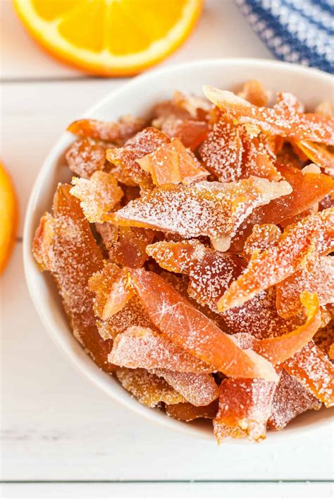 Candied Orange Peel Recipe - Shugary Sweets