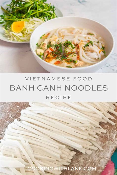 Vietnamese Banh Canh Soup (with Homemade Noodle Instructions)