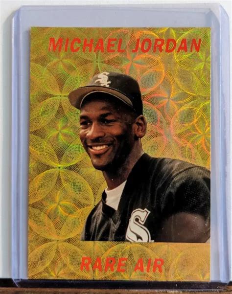 MICHAEL JORDAN CHICAGO Bulls Rare Air Gold Prism Oddball Promo White Sox (READ) $20.00 - PicClick