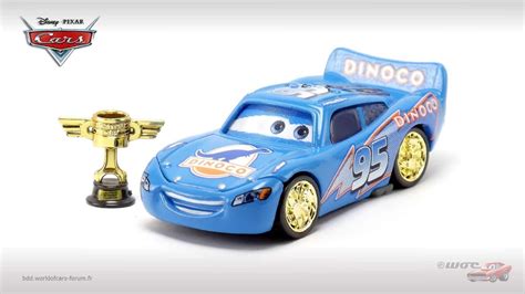 BDD World of Cars - Bling Bling Lightning McQueen with Golden Wheels ...