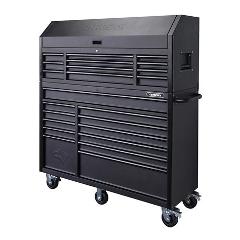 Husky Heavy-Duty 56 in. W 23-Drawer, Deep Combination Tool Chest and ...