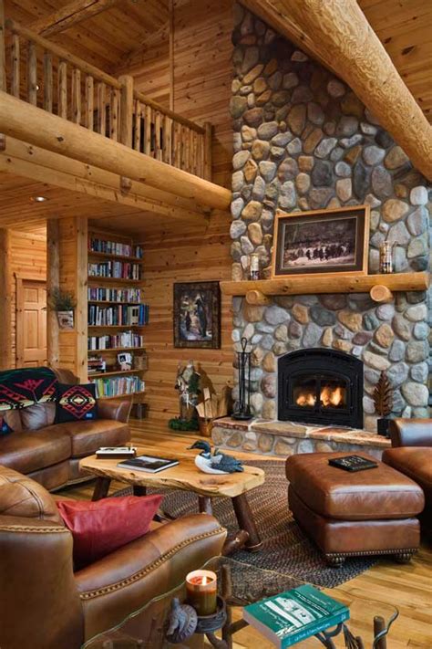 beyond the aisle: home envy: log cabin interiors