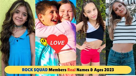 Rock Squad Members Real Names & Ages 2023 - YouTube