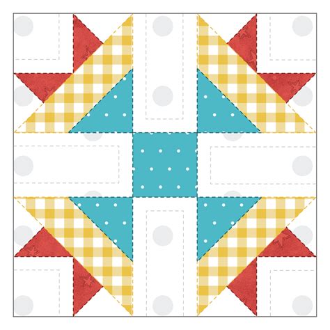 Carolina Lily Quilt Block Applique Pattern - 730629909025