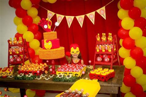 Iron Man Themed Party for Iron Girl! - Iron Man Helmet Shop