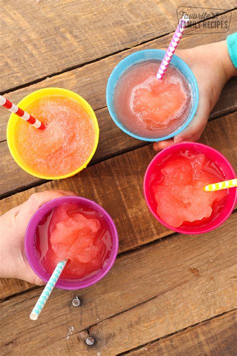 5-minute Slushie (aka DIY Slushy Magic) | Favorite Family Recipes