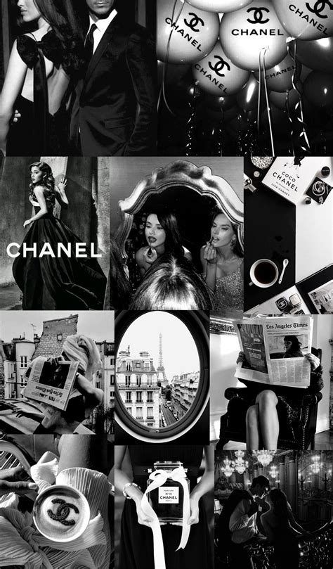 14 Black Collage Wallpapers : Chanel Black & White Collage 1 - Fab Mood | Wedding Color ...