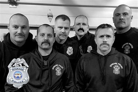 Spokane Police Department No Shave November - Community Cancer Fund