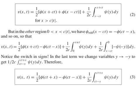 Intro PDE; Neumann and Dirichlet boundary conditions for wave equations - question about method ...