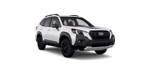 2023 Subaru Forester Crystal White Pearl Wilderness - AUTOBICS