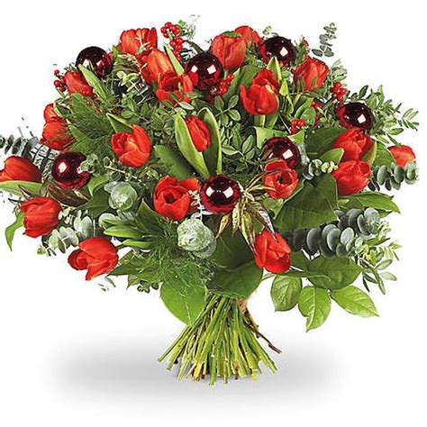 Kerst rode tulpen De Luxe bestellen en bezorgen - Topbloemen.nl