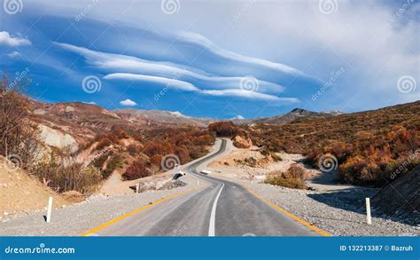 Winding Road in Mountains Area Stock Image - Image of beauty, landscape: 132213387