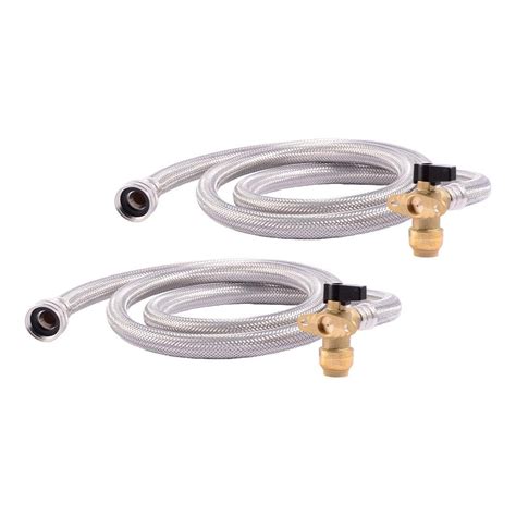 SharkBite 1/2 in. Push-to-Connect x 3/4 in. FHT Brass Washing Machine ...