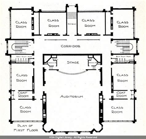 Modern School Floor Plan