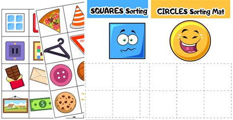 2D Shape Sorting Mats and Worksheets. TeachersMag.com