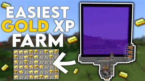 NEW SIMPLE 1.18 GOLD AND XP FARM TUTORIAL in Minecraft Bedrock (MCPE ...