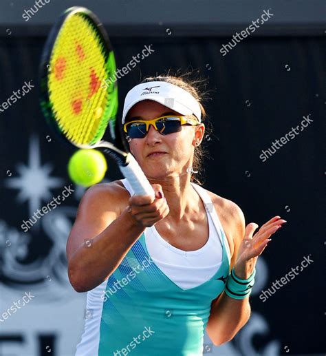 Arina Rodionova Australia Action Against Marketa Editorial Stock Photo ...