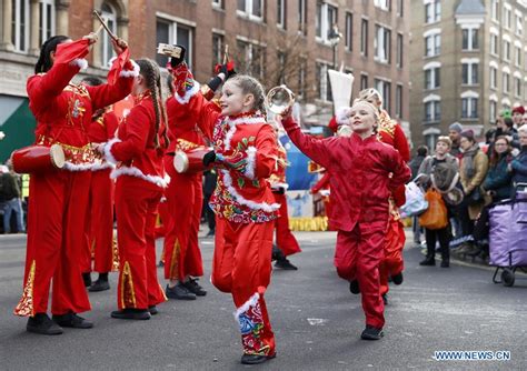 Chinese Lunar New Year parade held in London - Xinhua | English.news.cn