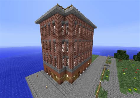 Corner Store and Apartment Building Minecraft Map