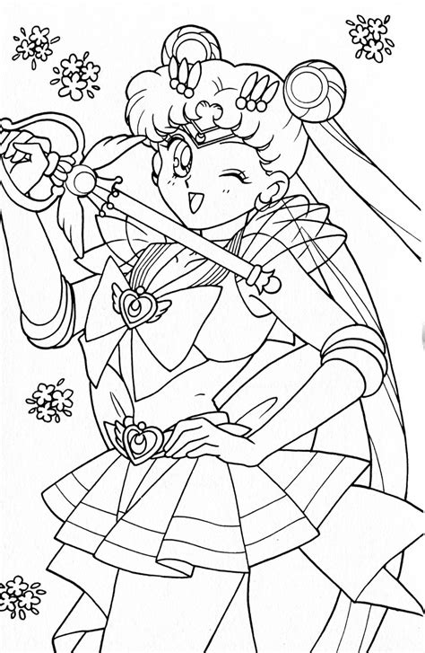 Sailor moon crystal coloring pages usagi Sailor Moon Coloring Pages ...