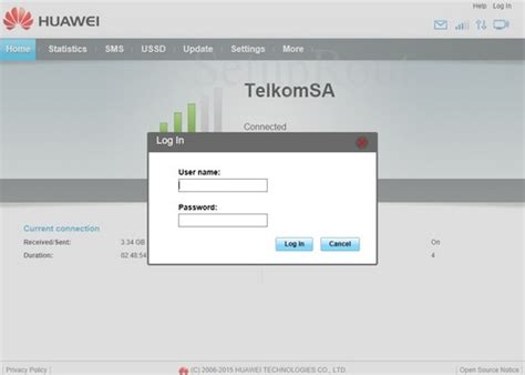 How to Login to the Huawei B315s-936