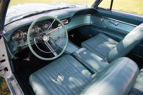 1962, Ford, Thunderbird, Convertible, Cars, White, Classic, Interior ...