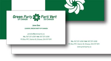 Green Party of Canada on Behance