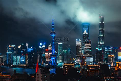 Shanghai Lujiazui Night View Picture And HD Photos | Free Download On Lovepik