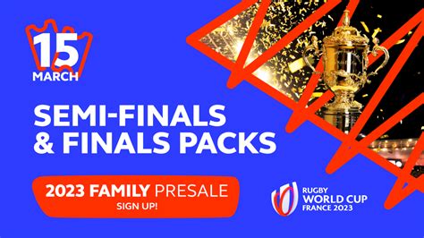 Join the Rugby World Cup 2023 Family for exclusive ticket pre-sale ...