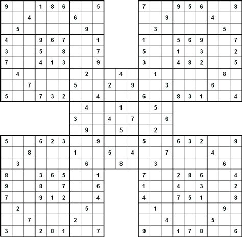 PRINTABLE SUDOKU