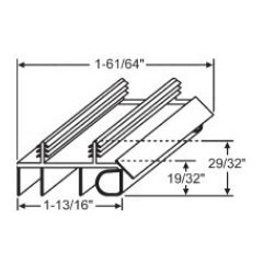 Door Bottom Sweep Threshold Seals | Door WeatherStrip Parts | Dual Kerf Type Barb Insert | 36 ...